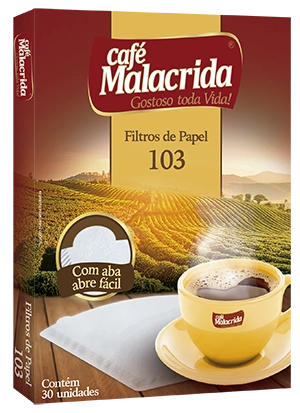 Caixa do filtro para café